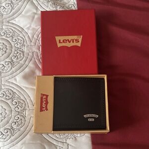 Levi's Black Leather Card Holder